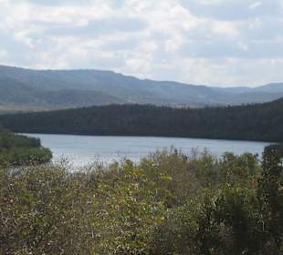 In dieser Bucht haben wir geangelt