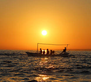 Sonnenaufgang auf dem Meer