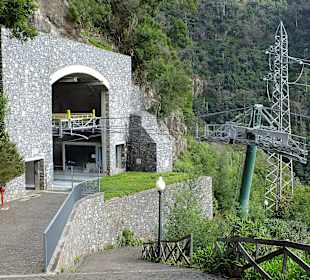 Die Bergstation in Monte