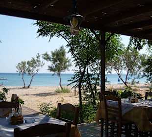 Blick aus der Taverne