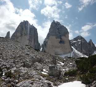 Blick auf die 3 Zinnen