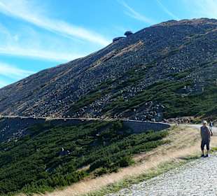 Szlak (łatwiejszy) na szczyt Śnieżki