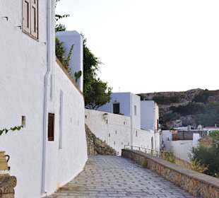 Schöne Gassen von Lindos