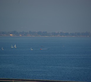 Hafengebiet vom Volos und Gegend