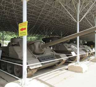 Im Freigelände des Militärmuseums Lesany