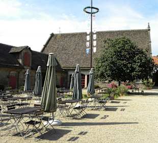 Biergarten im Gutshof