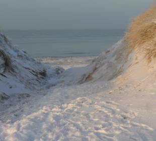 Schnee am Strand...!