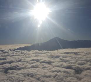 Teide, Anflug mit Inselrunde