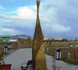 Skulptur im Nationalpark Ulaanbaatar