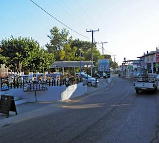 Nebenstraße zum Strandparkplatz