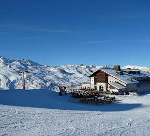 Hütte im Skigebiet