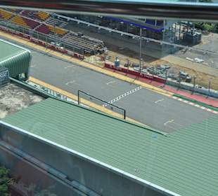 Ausblick auf F1 Startbahn