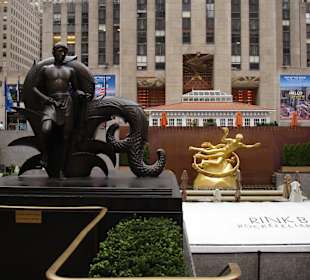 Restaurantbereich beim Rockefeller Center