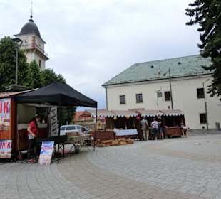 Burgfest in der Stadt