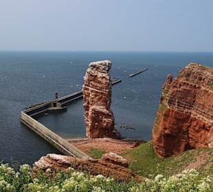 Die Nordwestspitze von Helgoland