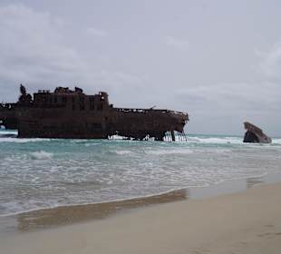 Das Wrack der "Santa Maria"