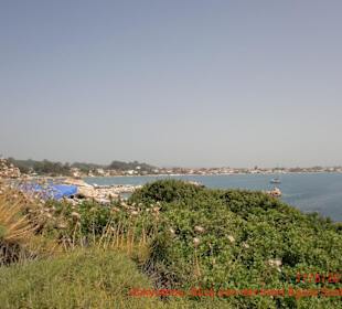 Ausblick von der Insel Agios Sostis