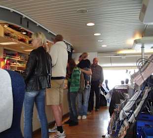 Flaggruten Boot Innenaufnahme
