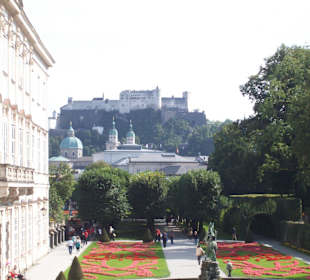 Mirabellgarten und Hohensalzburg