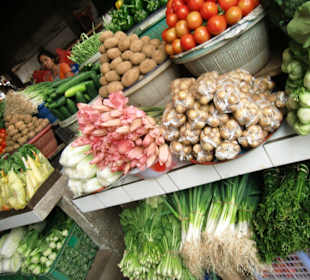 Rundreise mit Guide Wayan Pageh Market