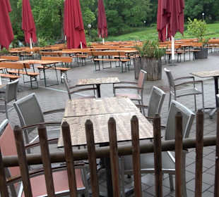 Barfüßer Biergarten im Glacis