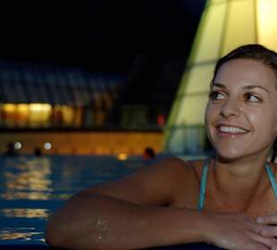 Aqua Dome - Ausblick aus der Soleschale