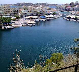 Süßwassersee in der Stadt Agios Nikolaos