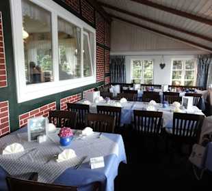 Plätze im Wintergarten der Hammehütte