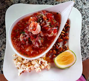 Leckeres Essen in einem der Restaurants