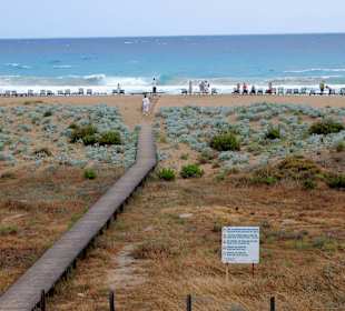Meer schön aber aufgewühlt