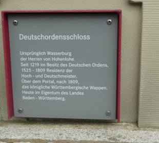 INFO-Tafel am Deutschordensschloss