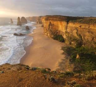 Zachód słońca - widok na Dwunastu Apostołów.