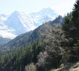 Blick auf die Berge