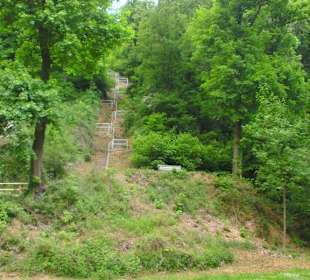 Blick zur Treppe nach oben