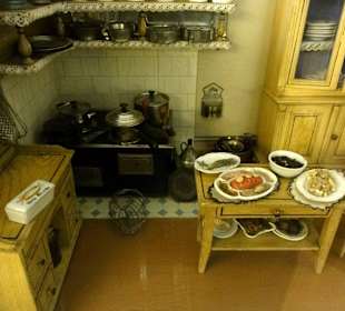 Originale "Puppenküche" im Museum