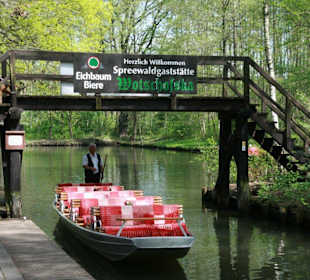 Kahnanlegestelle beim Ausflugslokal "Wotschofska"