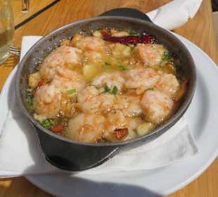 Gambas in Knoblauch - himmlisch