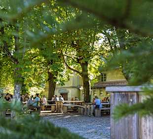 Innenhof des spätmittelalterlichen Klosters
