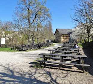 Biergarten im Fränkischen Freilandmuseum