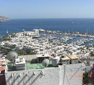 Aussicht Hafen Mogan