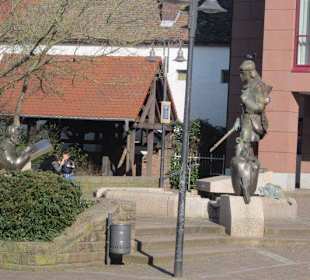 Der Lederstrumpfbrunnen