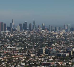 Blick auf Downtown vom Griffith Observatory