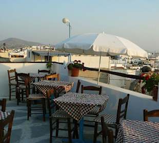 Auf der Dachterrasse