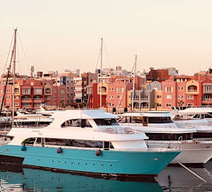 Der Hafen von Hurghada 