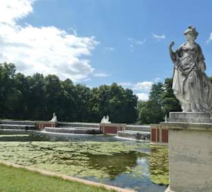 Bei der Großen Kaskade im Schlosspark Nymphenburg