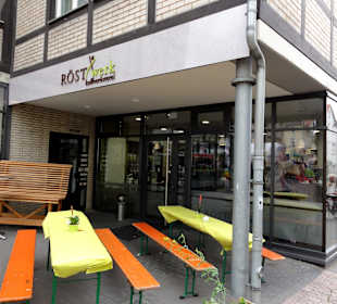 Außenansicht des Café Röstwerk