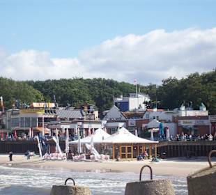 Strand an der Mole