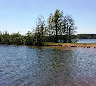 Hundebereich kleine Insel