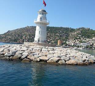 Toller Leuchtturm am Hafen
