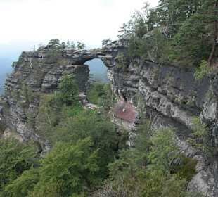 Blick zum Prebischtor